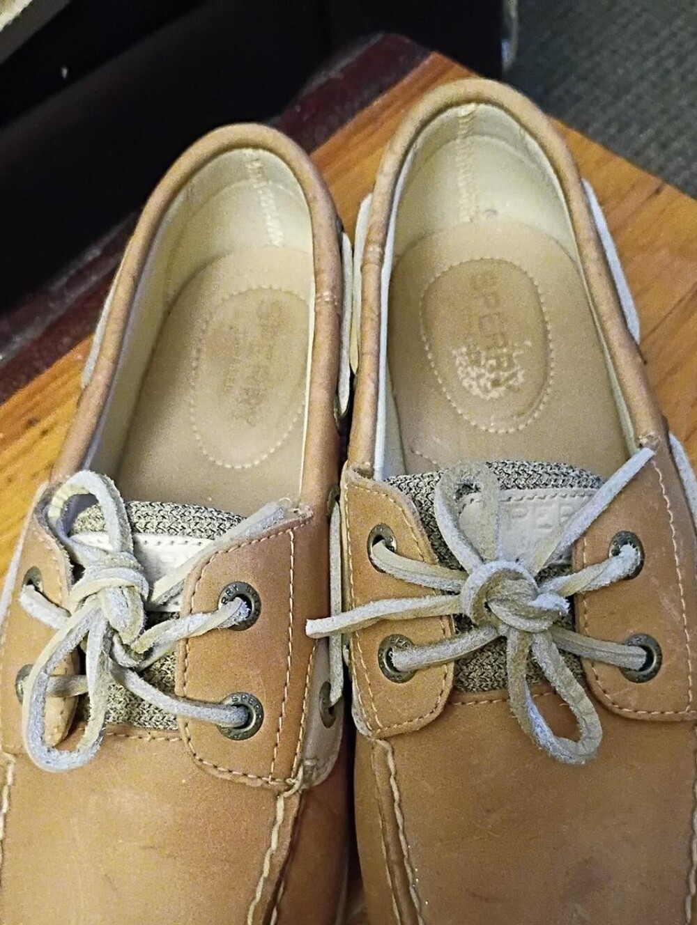 Sperry Top-Siders Women's Tan Boat Shoes, Size 8